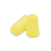 3M 312-1221 3M Large Single Use E-A-R TaperFit 2 Tapered Foam Uncorded Earplugs